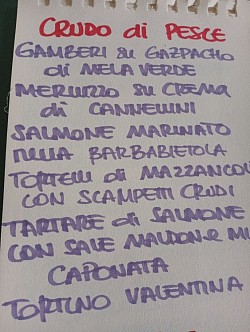 Crudo di pesce